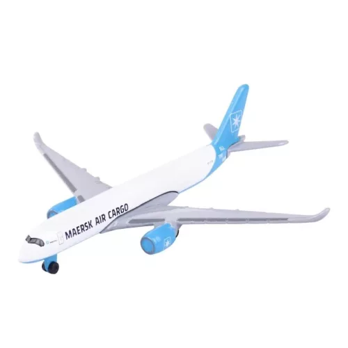 Majorette MAERSK teherszállító járművek - Volkswagen Crafter + MAERSK Air Cargo repülő