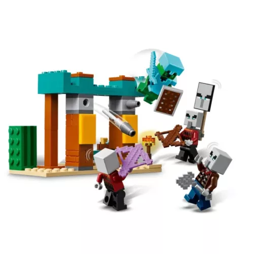 LEGO Minecraft 21267 Illagerek őrjárata a sivatagban