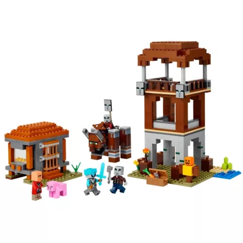 LEGO Minecraft 21278 A Fosztogató őrtorony és a Romboló