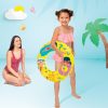 Intex - Átlátszó állatmintás úszógumi sárga színben (61 cm)