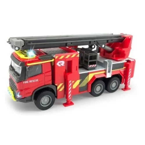 Majorette SOS Set - Volvo tűzoltó kamion fénnyel és hanggal (19 cm)