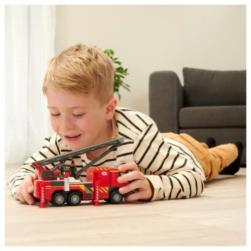 Majorette SOS Set - Volvo tűzoltó kamion fénnyel és hanggal (19 cm)