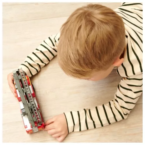 Majorette SOS Set - Volvo tűzoltó kamion fénnyel és hanggal (19 cm)