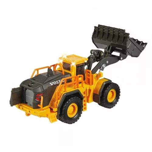 Majorette Construction Set Volvo homlokrakodó járművel fénnyel és hanggal (21 cm)