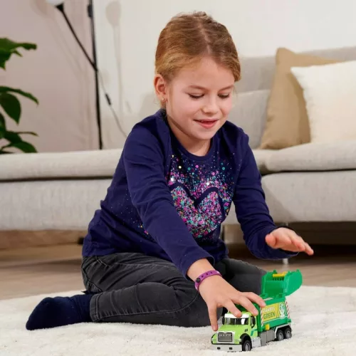 Majorette Mack Granite szelektív hulladékgyűjtő autó