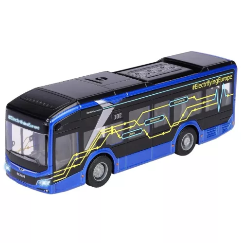 Majorette MAN Lion's City 10 E busz fény- és hanghatással (22,5 cm)