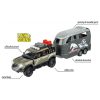 Majorette City Set - Land Rover lószállító fénnyel és hanggal (25 cm)