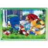 Clementoni 21522 Super Color 4 az 1-ben puzzle - Sonic (12, 16, 20 és 24 db)