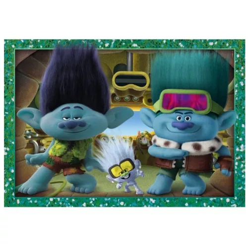 Clementoni Super Color 4 az 1-ben 21527 puzzle – Trollok (12, 16, 20, 24 db)