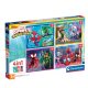 Clementoni 21528 Super Color 4 az 1-ben puzzle - Spidey (12, 16, 20 és 24 db)