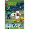 LEGO Minecraft 21582 Csirke zsokéi építőkészlet
