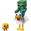 LEGO Minecraft 21582 Csirke zsokéi építőkészlet