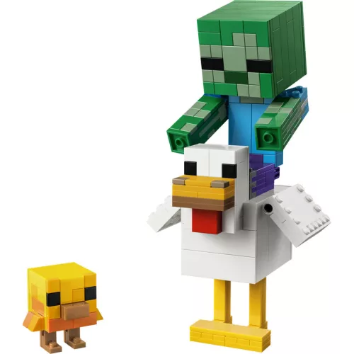 LEGO Minecraft 21582 Csirke zsokéi építőkészlet