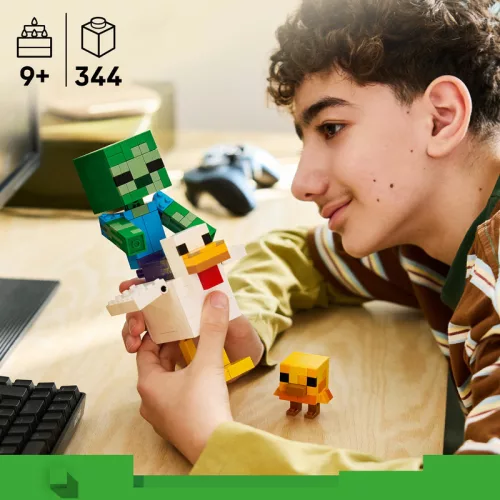 LEGO Minecraft 21582 Csirke zsokéi építőkészlet