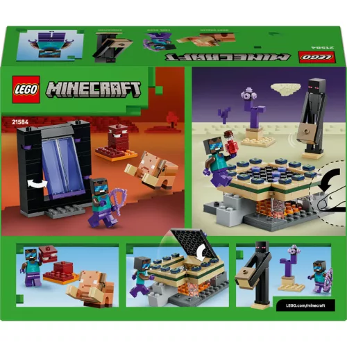 LEGO Minecraft 21584 Utazás az Alvilág kapujához és a Végportálhoz