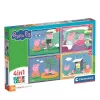 Clementoni Peppa Malac 4 az 1-ben SuperColor puzzle – 12, 16, 20, 24 db