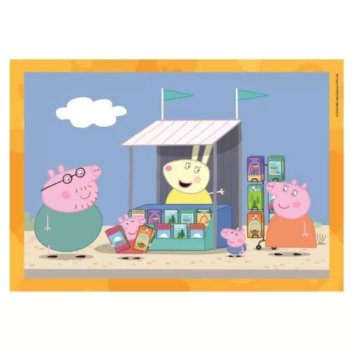 Clementoni Peppa Malac 4 az 1-ben SuperColor puzzle – 12, 16, 20, 24 db