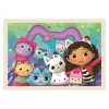 Clementoni SuperColor Puzzle – Gabby's Dollhouse 4 az 1-ben kirakó, 12, 16, 20, 24 db