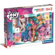 Clementoni 23763 SuperColor Maxi Puzzle - My Little Pony: Az új nemzedék - Minden póni újra együtt