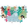 Clementoni 23767 Super Color Maxi Puzzle - Disney Hercegnők (104 db)