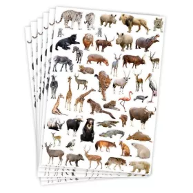 PlayBox Vadállatos matricák 300 db-os