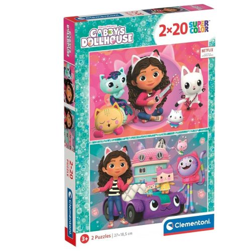 Clementoni 24802 Super Color puzzle - Gabi babaháza (2x20 db)