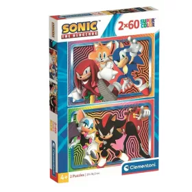 Clementoni 24821 Super Color puzzle – Sonic (2x60 db)