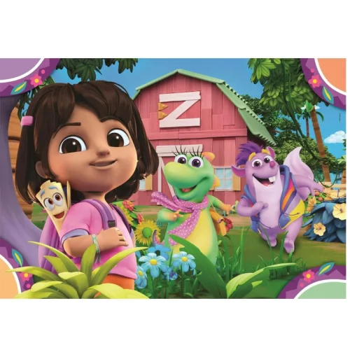 Clementoni Super Color puzzle – Dóra, a felfedező 2x20 db