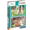 Clementoni SuperColor puzzle – Disney klasszikusok: 101 kiskutya és Macskarisztokraták, 2 x 60 db