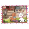 Clementoni SuperColor puzzle – Disney klasszikusok: 101 kiskutya és Macskarisztokraták, 2 x 60 db