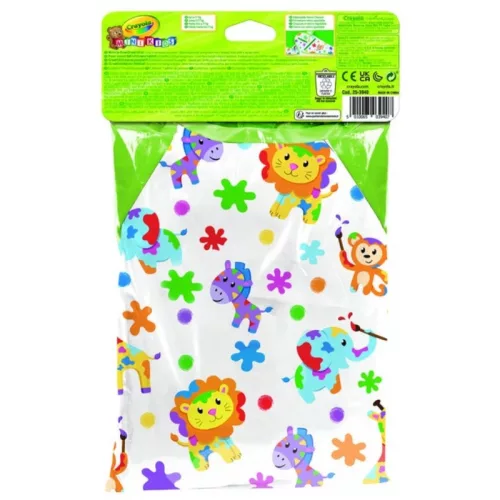 Crayola Mini Kids gyermek kötény alkotáshoz (állatos)