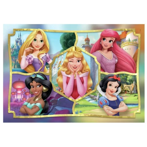 Clementoni 25057 Super Color puzzle – Disney Hercegnők (104 db)