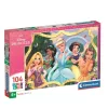 Clementoni Supercolor puzzle – Disney Hercegnők, 104 db
