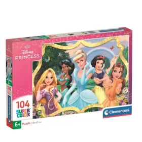 Clementoni Supercolor puzzle – Disney Hercegnők, 104 db