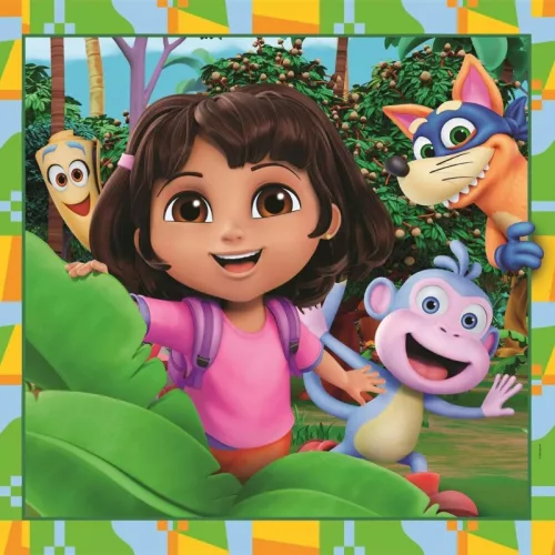 Clementoni 25078 Super Color puzzle – Dóra, a felfedező (3x48 db)