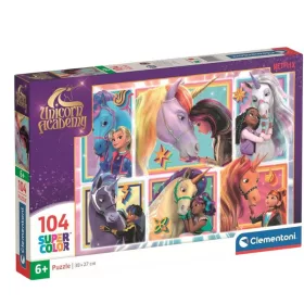 Clementoni SuperColor puzzle – Unikornis Akadémia (104 db)