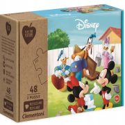   Clementoni 25256 Play for Future puzzle - Mickey egér és barátai (3x48 db)