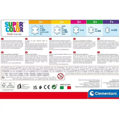 Clementoni SuperColor 3 az 1-ben 25292 puzzle – Trollok 3 (3×48 db)