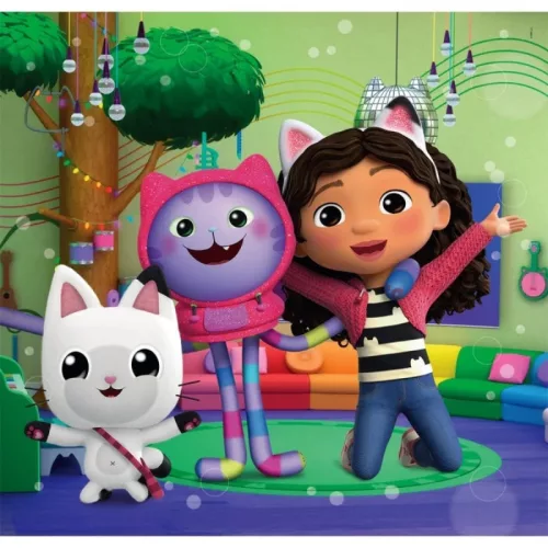 Clementoni SuperColor 3 az 1-ben 25295 puzzle – Gabi babaháza (3 x 48 db)