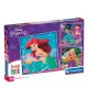 Clementoni 25304 Super Color 3 az 1-ben puzzle - Disney Hercegnők: Ariel, Jázmin és Aranyhaj (3x48 db)