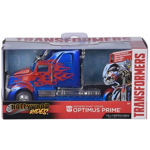 Jada Hollywood Rides Transformers 1/32-es autómodell - Western Star 5700 XE Optimus Prime