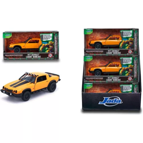 Jada Transformers Rise Of The Beasts – 1977 Chevrolet Camaro Bumblebee autómodell