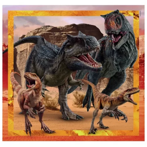 Clementoni SuperColor 3 az 1-ben 25314 puzzle – Jurassic World (3x48 db)