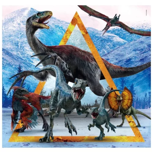 Clementoni SuperColor 3 az 1-ben 25314 puzzle – Jurassic World (3x48 db)