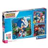 Clementoni 25320 Super Color 3 az 1-ben puzzle - Sonic (3x48 db)