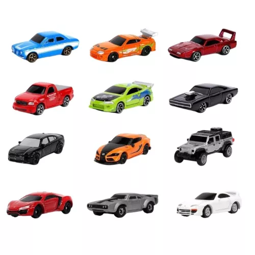 Jada Toys Fast & Furious Halálos iramban meglepetés nano játékautó – 4 cm