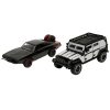 Jada Fast&Furious Twin Pack 1:32 kisautók - Tej's Jeep Wrangler és Dom's Dodge Charger R/T