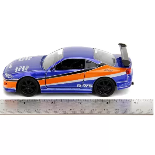 Jada Fast & Furious Legacy Series Twin Pack 1:32 kisautók – Nissan Silvia S15 és Brian's Toyota Supra duplacsomag