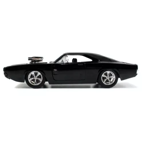 Jada Hollywood Rides RC autómodell Halálos iramban – Dodge Charger 1970 Glossy Black 1:24