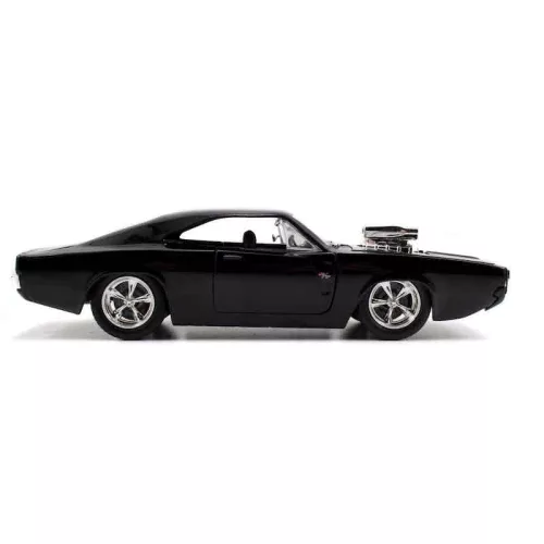 Jada Hollywood Rides RC autómodell Halálos iramban – Dodge Charger 1970 Glossy Black 1:24